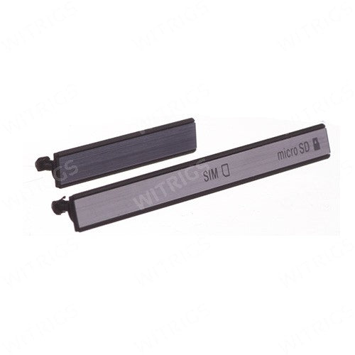 OEM SIM + SD Card Cover Flaps for Sony Xperia Z2 Tablet Black