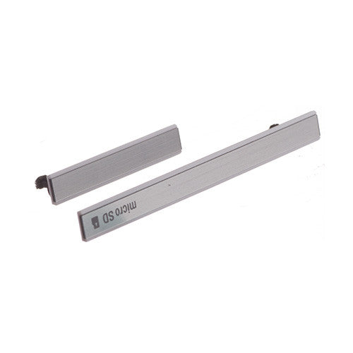 OEM SIM + SD Card Cover Flaps for Sony Xperia Z2 Tablet White