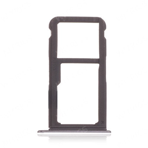 OEM SIM + SD Card Tray for Huawei P10 Lite Pearl White