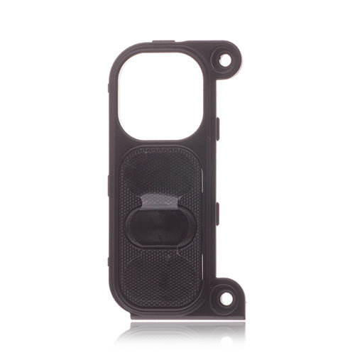 OEM Camera Lens Ring + Navigation Button for LG G Stylo Black