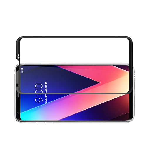 Full-Covered Tempered Glass Screen Protector for LG V30 Black