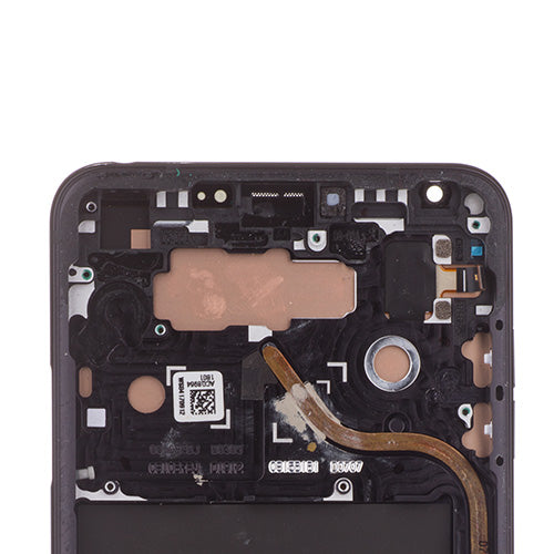 OEM P-OLED Screen Replacement with Frame for LG V30 Aurora Black