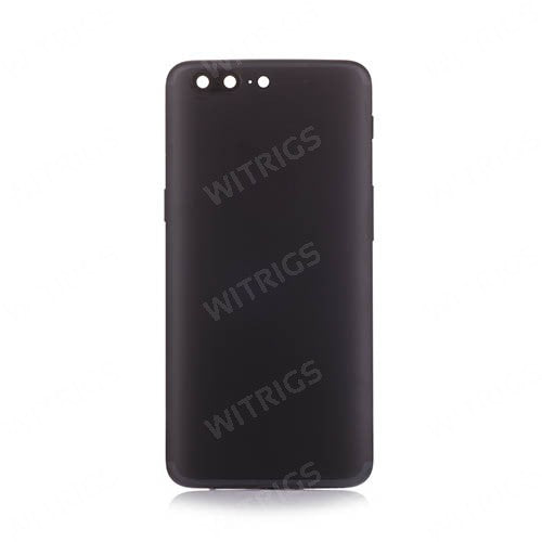 OEM Back Cover + Camera Lens for OnePlus 5 Midnight Black