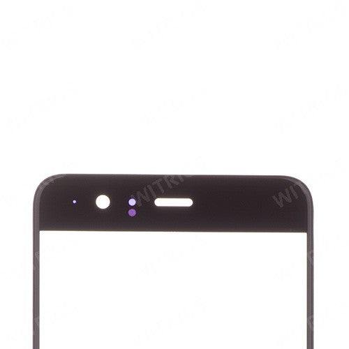 OEM Front Glass + Frame for Huawei P10 Plus Graphite Black