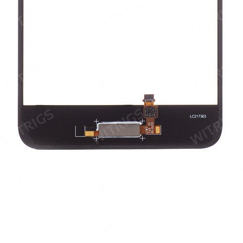 OEM Front Glass + Frame for Huawei P10 Plus Graphite Black