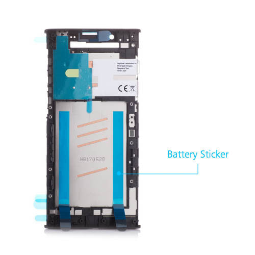 OEM LCD Supporting Frame for Sony Xperia L1 Black
