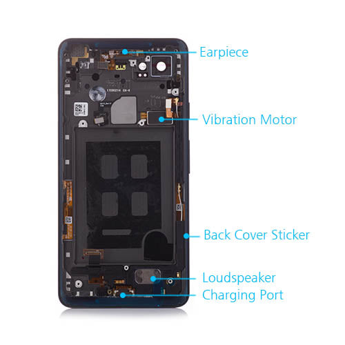OEM Rear Housing for Google Pixel 2 XL Just Black