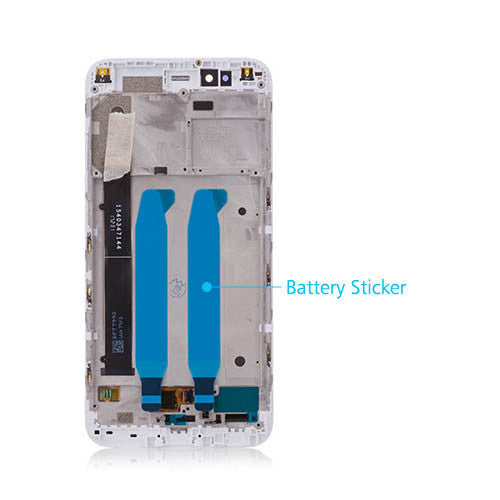 OEM LCD Screen Assembly Replacement for Xiaomi Mi A1 White