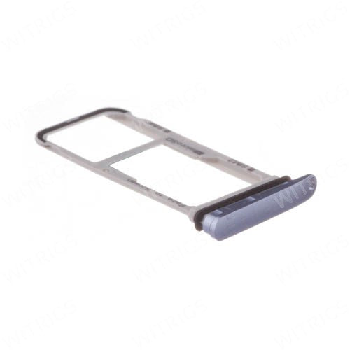 OEM SIM + SD Card Tray for Motorola Moto X4 Sterling Blue