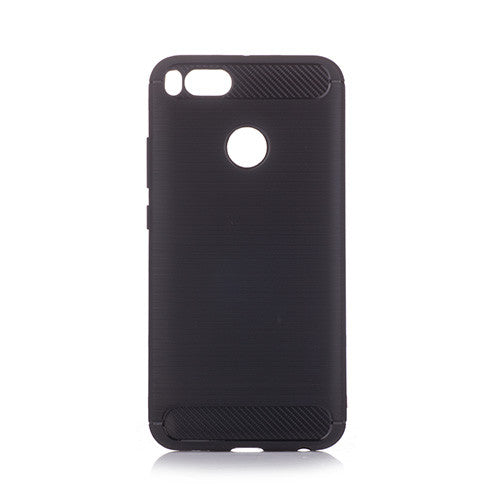 Brushed Silicon Back Shell for Xiaomi Mi A1 Black