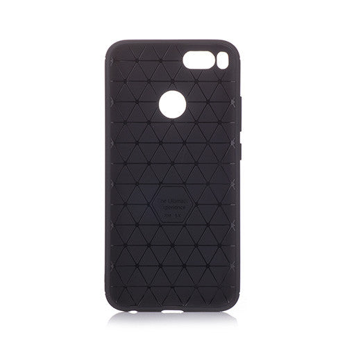 Brushed Silicon Back Shell for Xiaomi Mi A1 Black