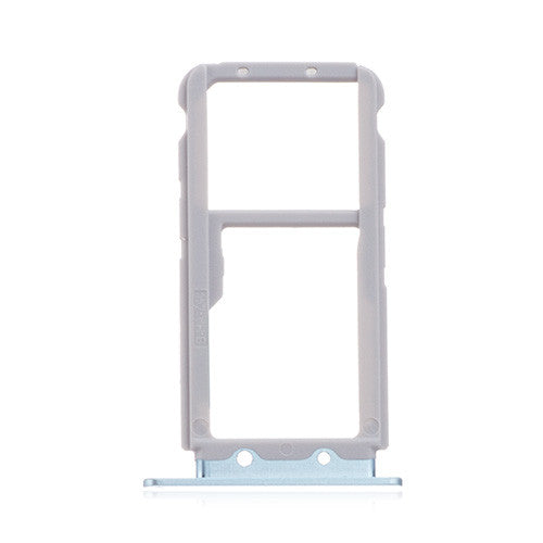OEM SIM + SD Card Tray for Huawei Nova 2S Light Blue