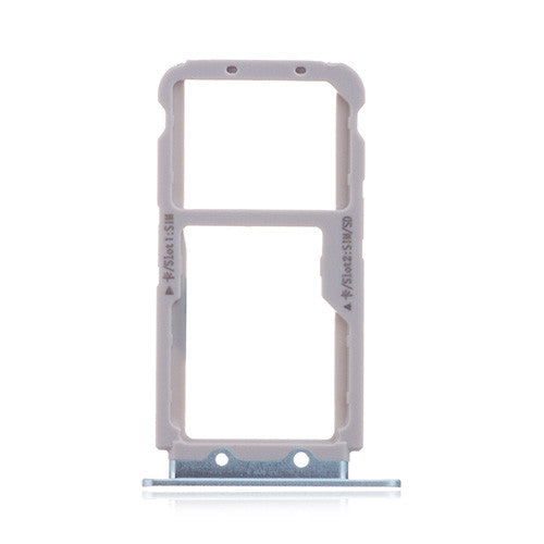 OEM SIM + SD Card Tray for Huawei Nova 2S Light Blue