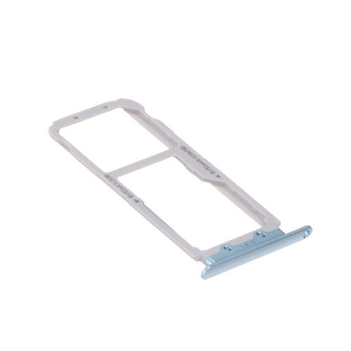 OEM SIM + SD Card Tray for Huawei Nova 2S Light Blue