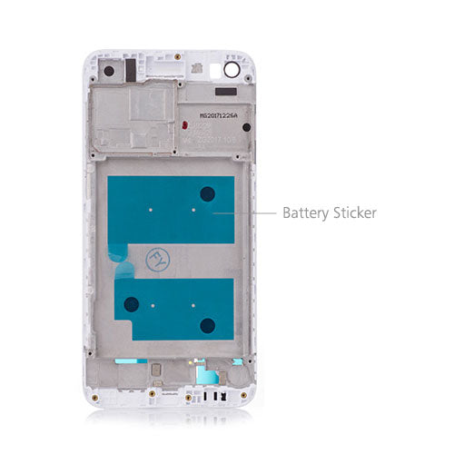 OEM LCD Supporting Frame for Huawei P9 Lite mini White/Gold