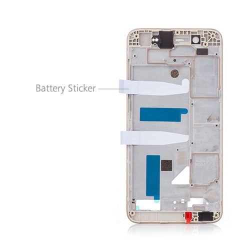 OEM LCD Supporting Frame for Huawei Enjoy 5S Gold