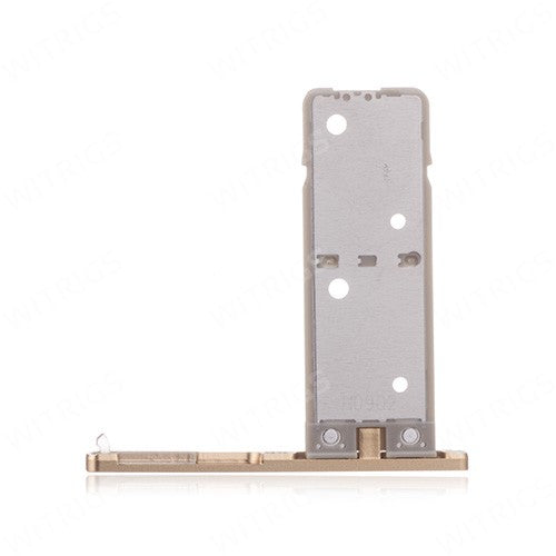 OEM Dual SIM Card Tray + SIM Cover Flap for Sony Xperia XA1 Ultra Lime Gold
