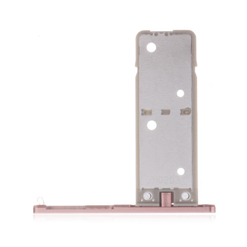 OEM Dual SIM Card Tray + SIM Cover Flap for Sony Xperia XA1 Ultra Rose Gold