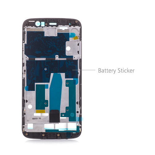 OEM LCD Supporting Frame for Motorola Moto M Gray
