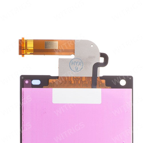 Custom LCD Screen with Digitizer Replacement for Sony Xperia Z5 Compact White