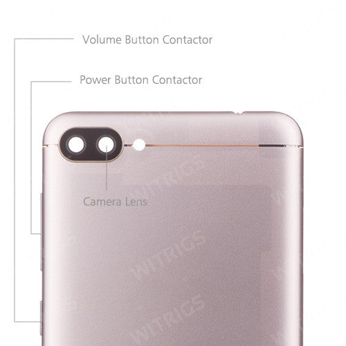 OEM Back Cover for Asus Zenfone 4 Max ZC520KL Gold