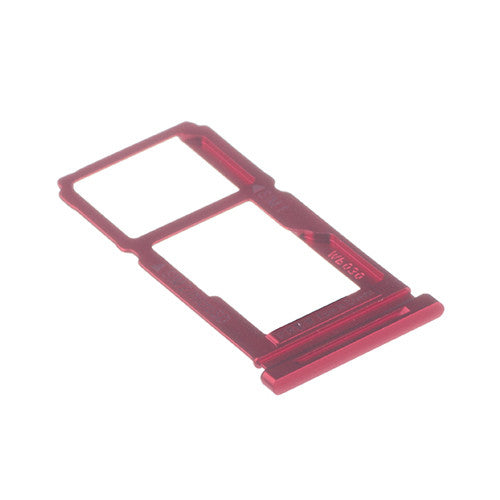 OEM SIM + SD Card Tray for OPPO R15 Pro Dream Mirror Red