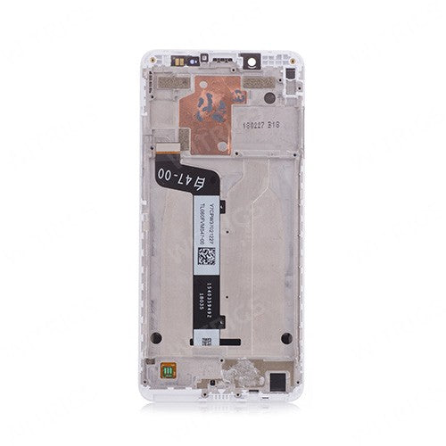 OEM Screen Replacement with Frame for Xiaomi Redmi Note 5 Pro White