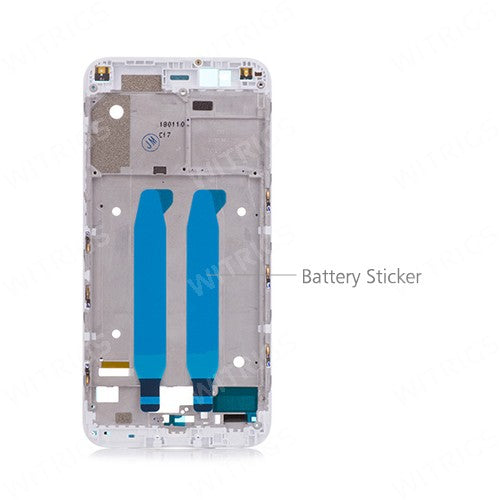 OEM LCD Supporting Frame for Xiaomi Mi A1 Black