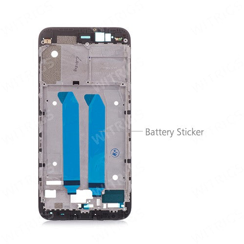 OEM LCD Supporting Frame for Xiaomi Mi A1 White