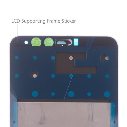 OEM LCD Supporting Frame for Huawei Y9 (2018) White