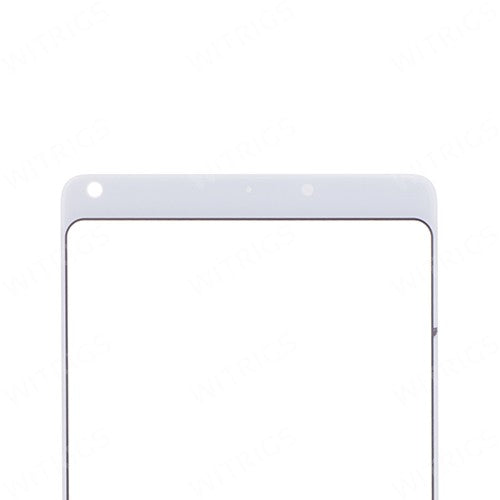 OEM Front Glass for Xiaomi Mi Mix 2 White