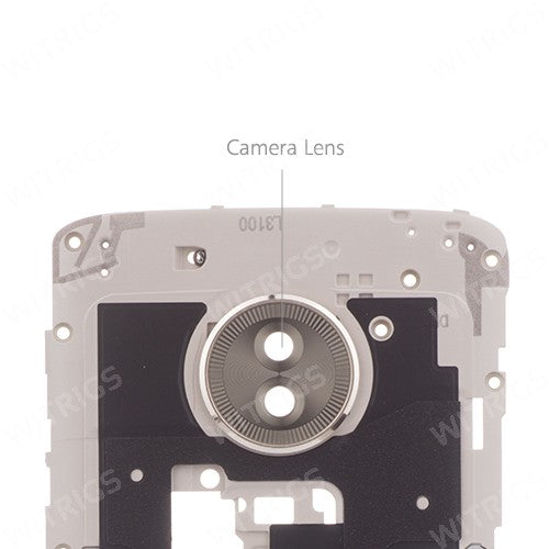 OEM Back Frame + Camera Lens for Motorola Moto G6 Play Gold