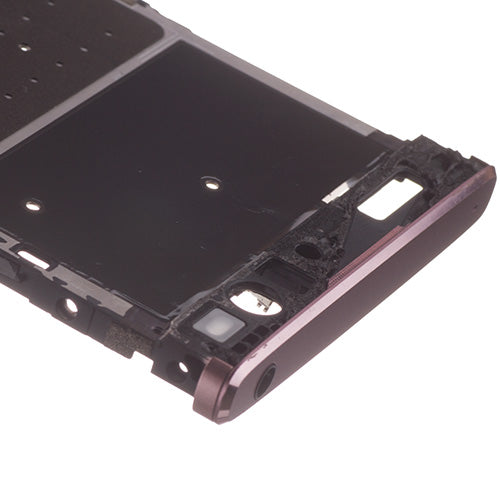 OEM LCD Supporting Frame for Sony Xperia XA2 Pink
