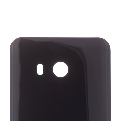Custom Battery Cover for HTC U11 Brilliant Black