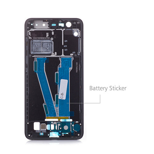 OEM Middle Frame for Xiaomi Mi Note 3 Black