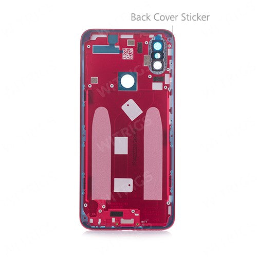 OEM Back Cover for Xiaomi Mi A2 Flame Red
