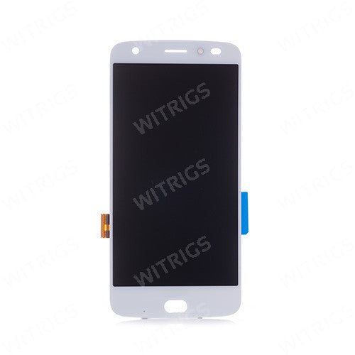 OEM LCD Screen with Digitizer Replacement for Motorola Moto Z2 Force White