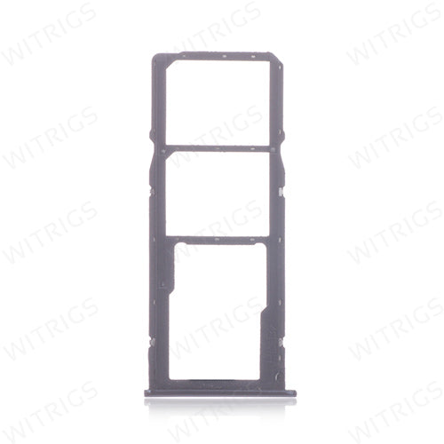 OEM Dual SIM + SD Card Tray for Huawei Y7 Prime (2018) Black