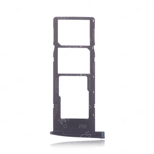OEM Dual SIM + SD Card Tray for Motorola Moto G6 Plus Deep Indigo