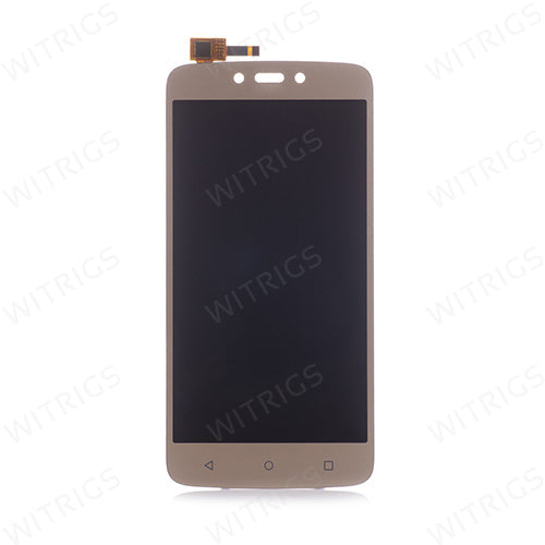 OEM Custom Screen for Motorola Moto C Plus Fine Gold