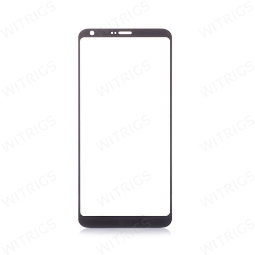 Custom Front Glass for LG G6 Astro Black