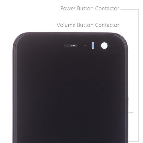 OEM Screen Replacement with Frame for HTC U11 Life Brilliant Black