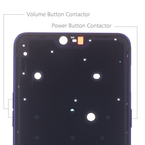 OEM Middle Frame for OPPO R15 Star Purple