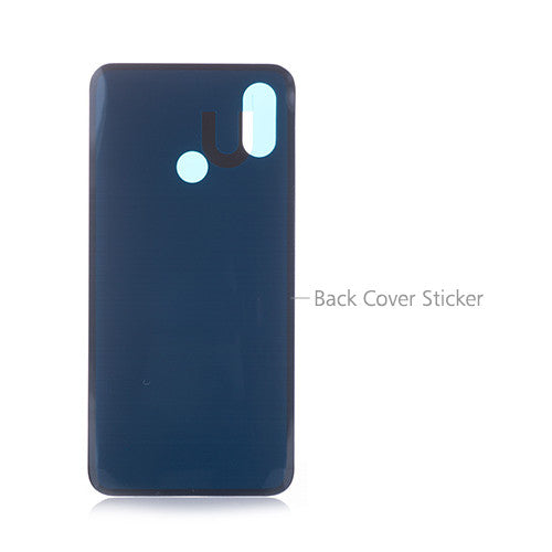 Custom Battery Cover for Xiaomi Mi 8 Blue