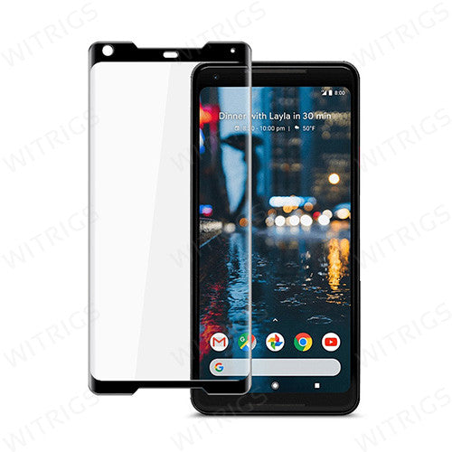 Full-Screen Tempered Glass Screen Protector for Google Pixel 2 XL Black