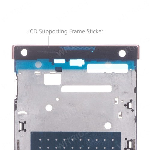 OEM LCD Supporting Frame for Sony Xperia XA1 Ultra Pink