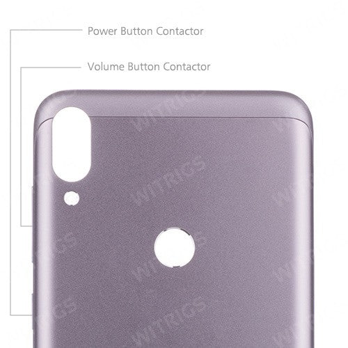 OEM Back Cover for Asus Zenfone Max Pro (M1) ZB601KL Meteor Silver