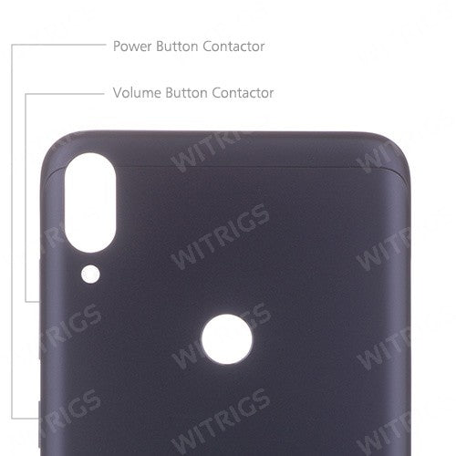 OEM Back Cover for Asus Zenfone Max Pro (M1) ZB601KL Deepsea Black
