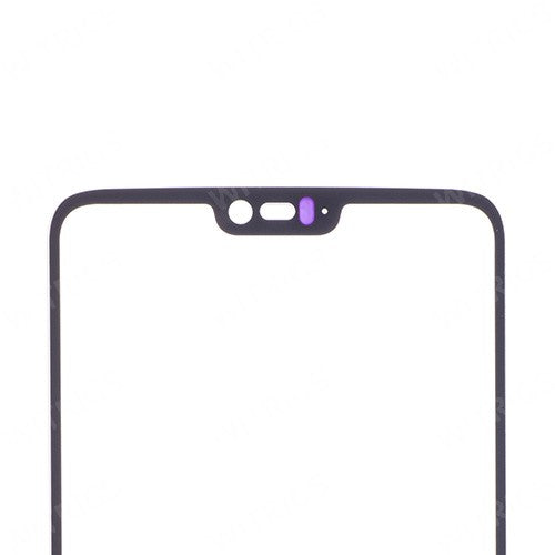 Custom Front Glass for OnePlus 6 Midnight Black