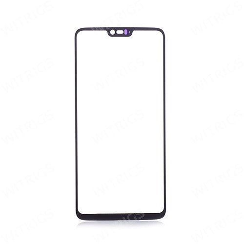 Custom Front Glass for OnePlus 6 Silk White